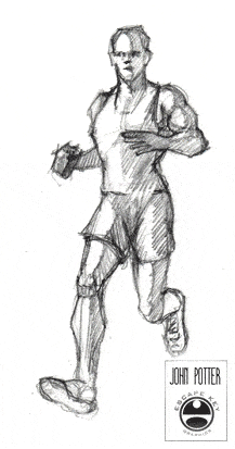 Marathon Runner Illustration