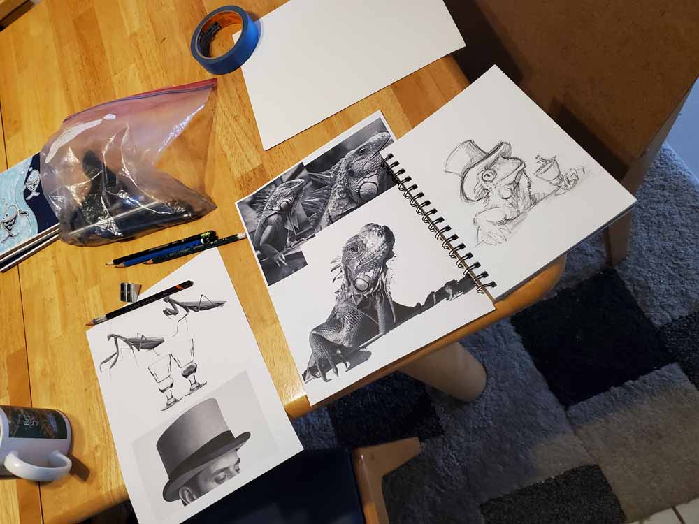 drawing preparation