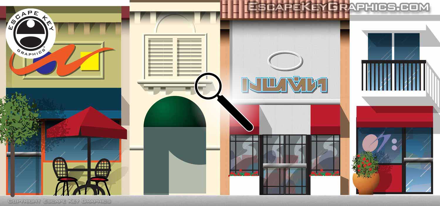 shops illustration