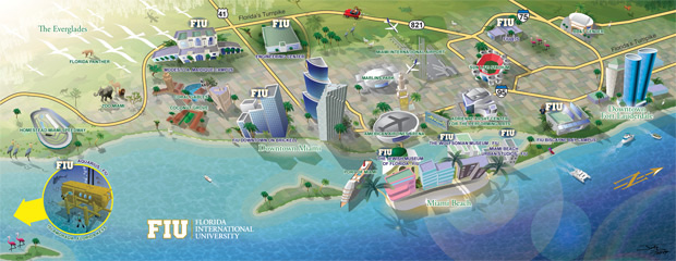 Florida International University South Florida Map