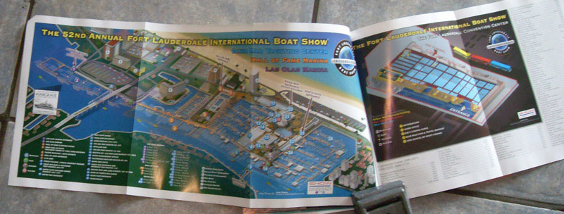 Map as it appears in the program