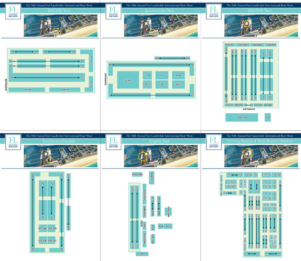 Exhibitor site plans