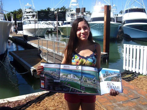Miami Yacht and Brokerage Show map in Yachts International Magazine