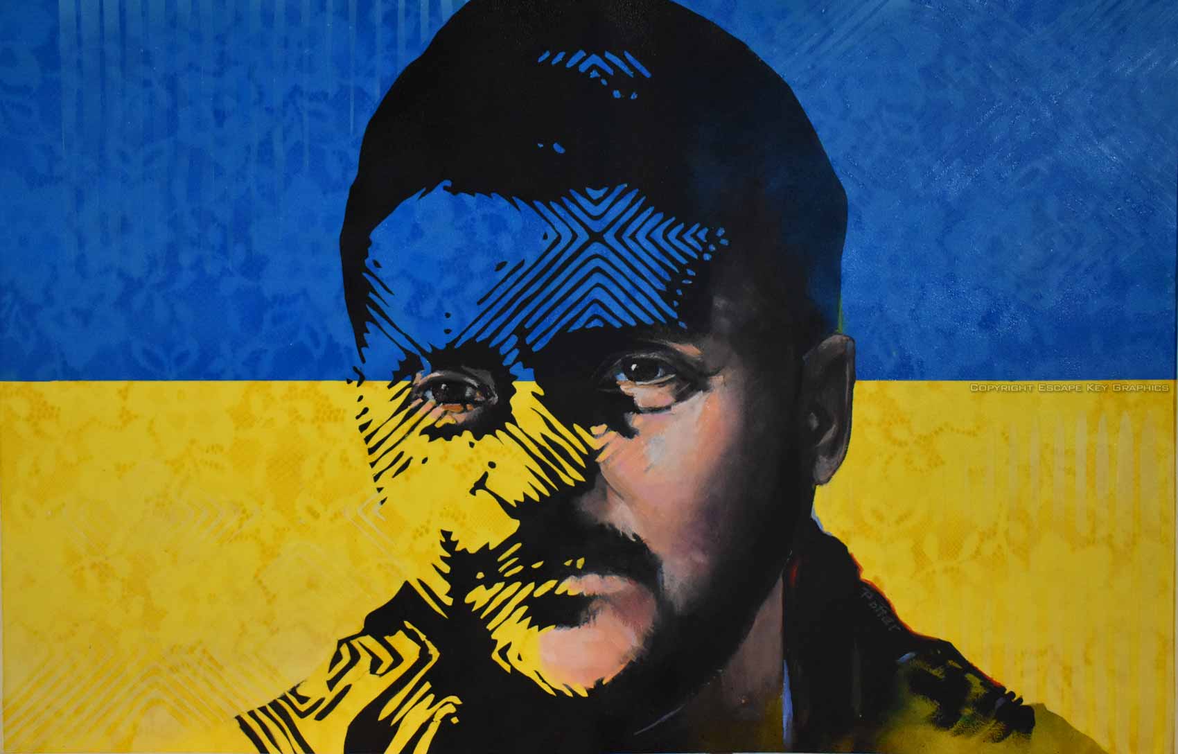 Portrait of Volodymyr Zelensky