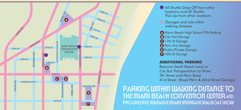 Miami Beach Convention Center Parking Map
