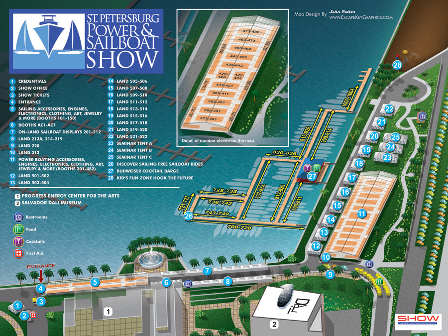 Boat Show Visitor Maps