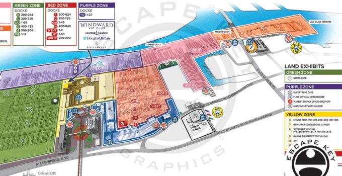 Fort Lauderdale International Boat Show Illustrated Map