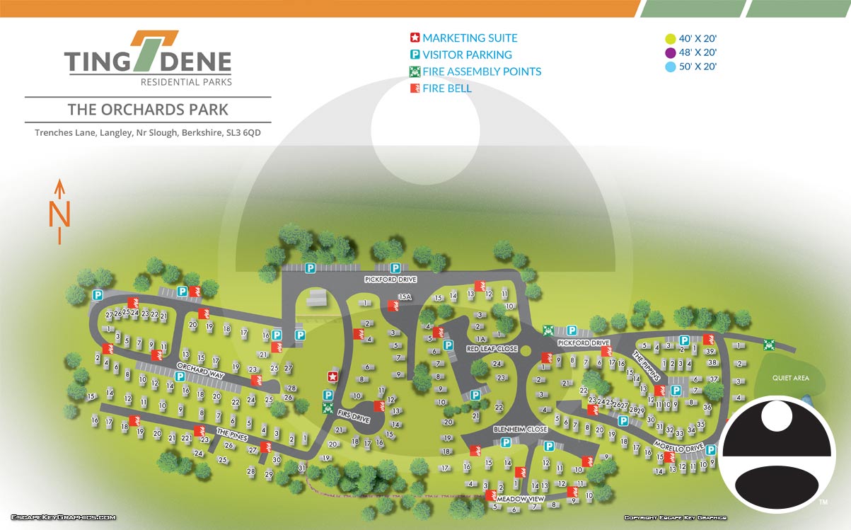 The Orchards Park Map