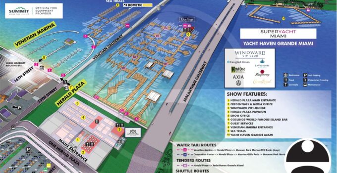 2023 Miami International Boat Show Map
