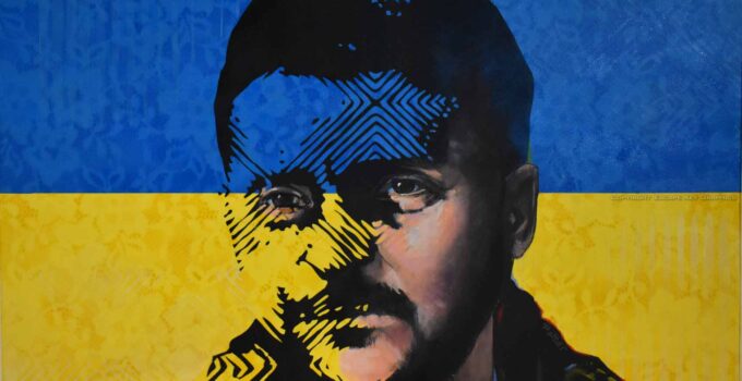 Portrait of Volodymyr Zelensky