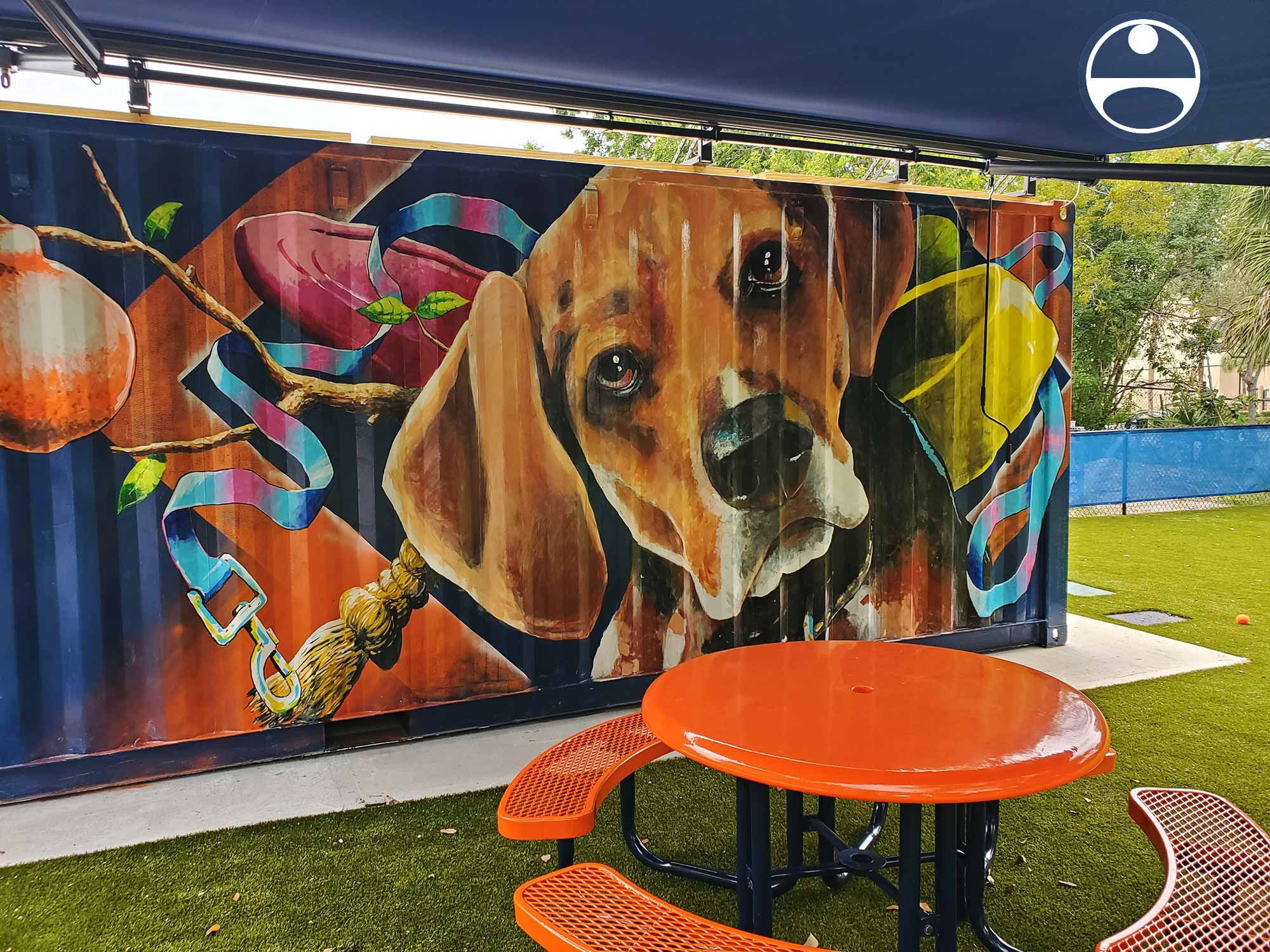 mural for a dog park
