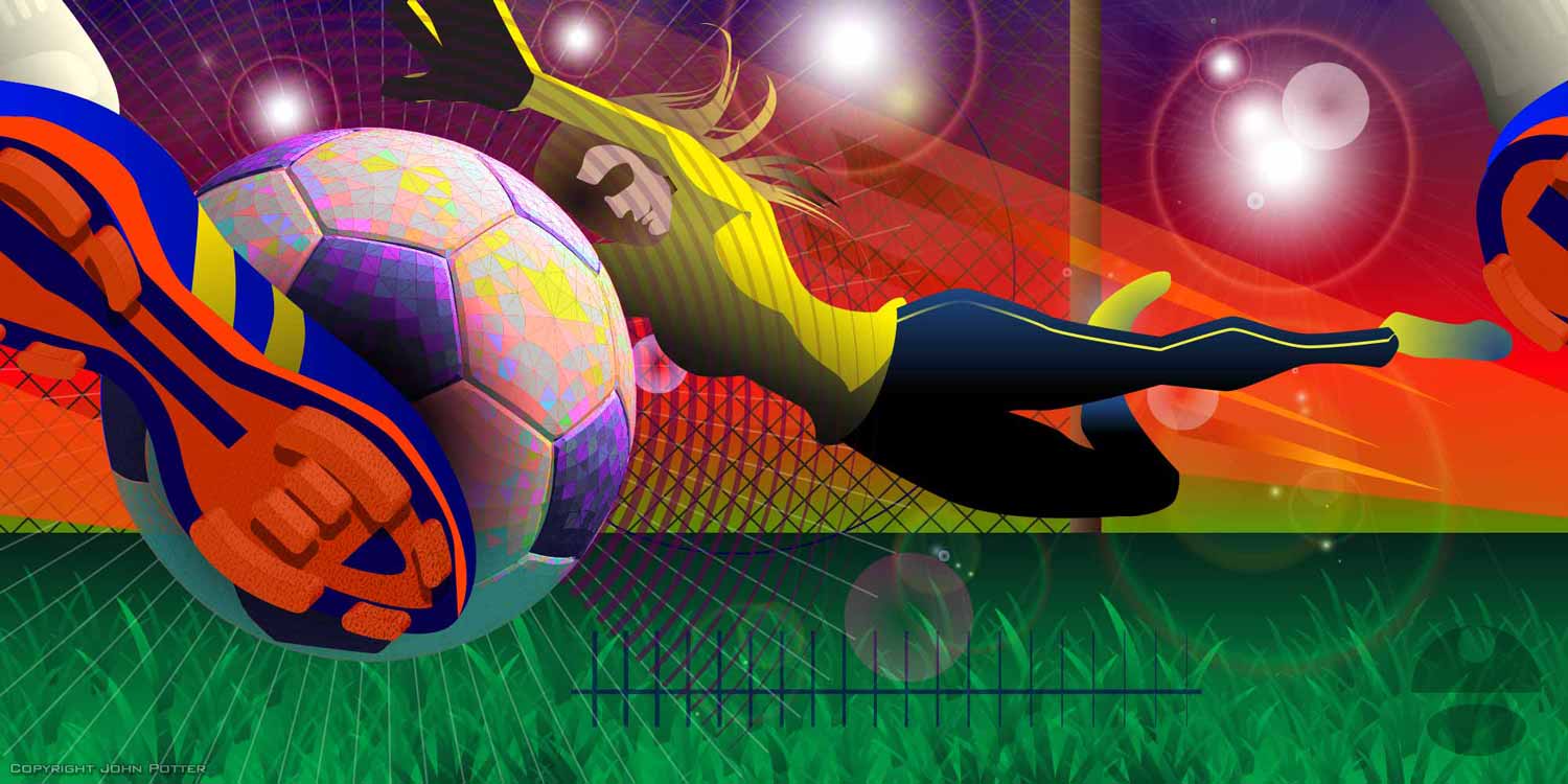 soccer vector illustration