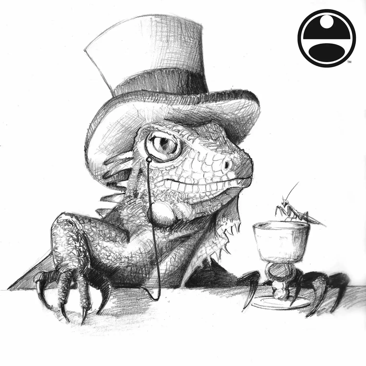 iguana illustration