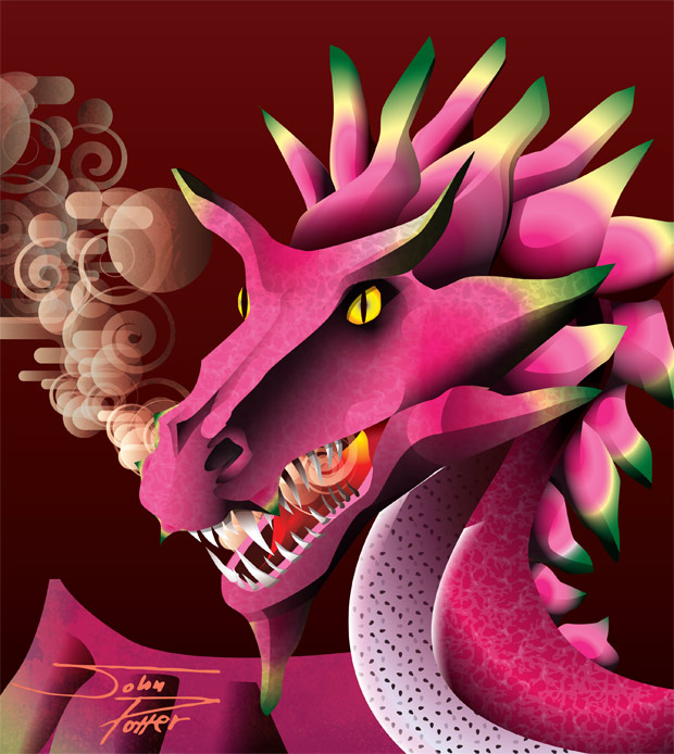 illustration of a dragon
