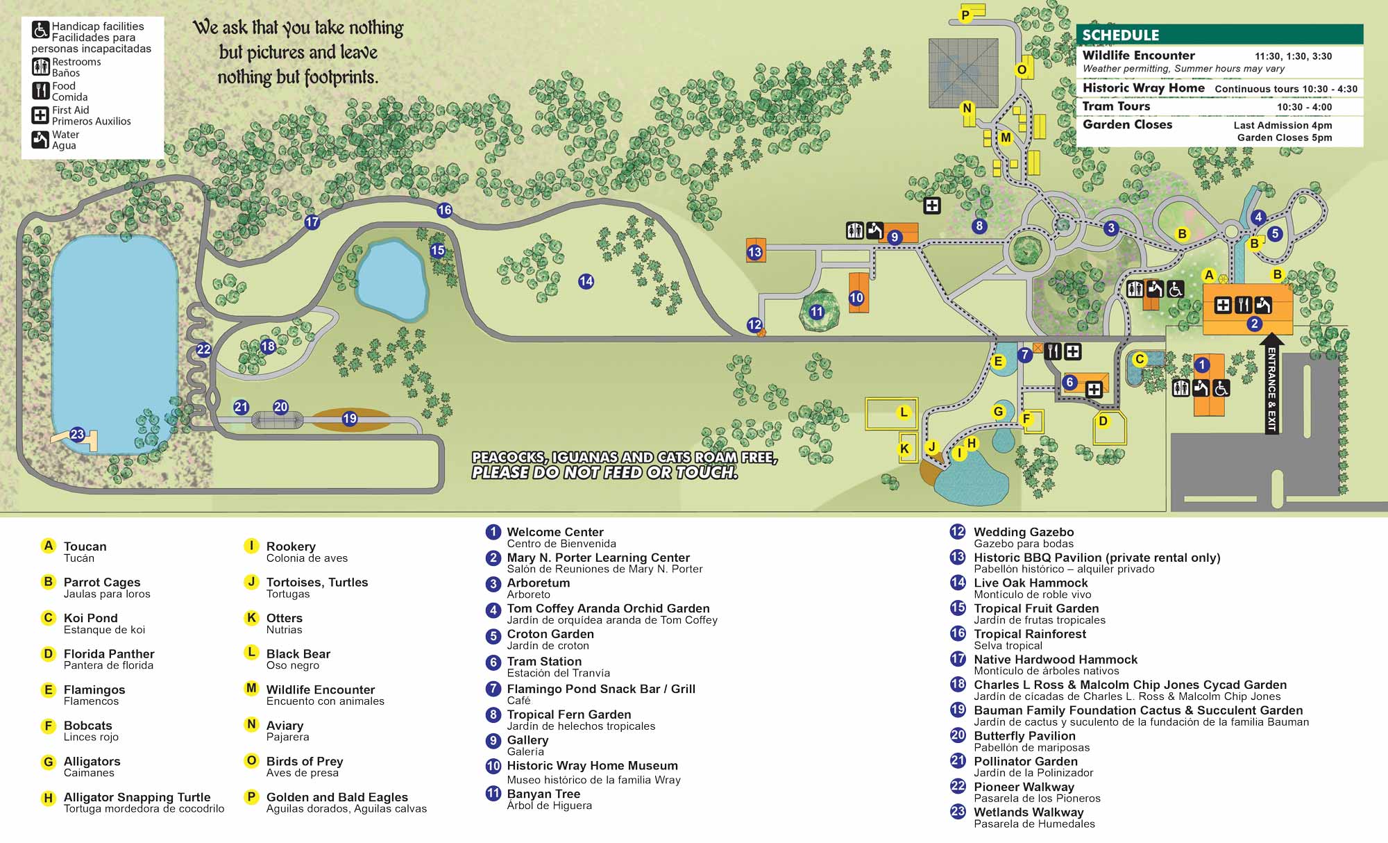 botanical gardens map