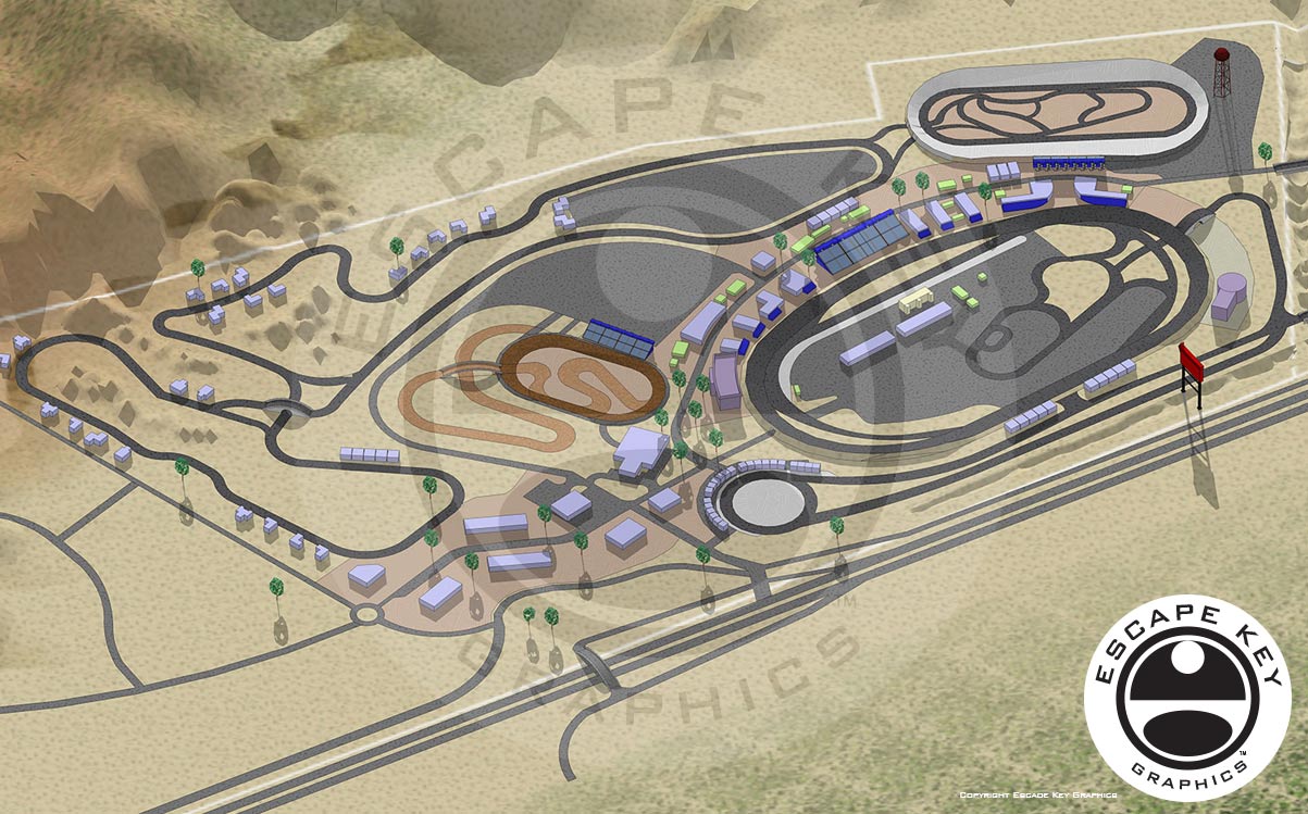 Proposed Motorsports Park Artwork