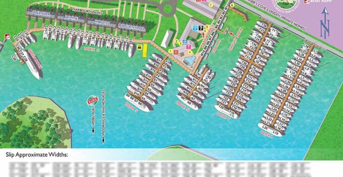Marina Slip and Dockage Map
