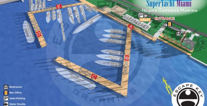 Super Yacht Miami Map