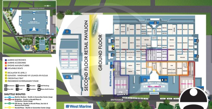 Miami International Boat Show 2022 Miami Beach Convention Center Map
