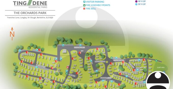 The Orchard Park, U.K. Residential Park Map