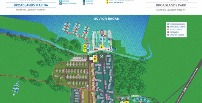 Broadlands Marina and Residential Park Map