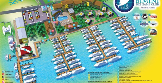 Bimini Big Game Club Resort and Marina Map