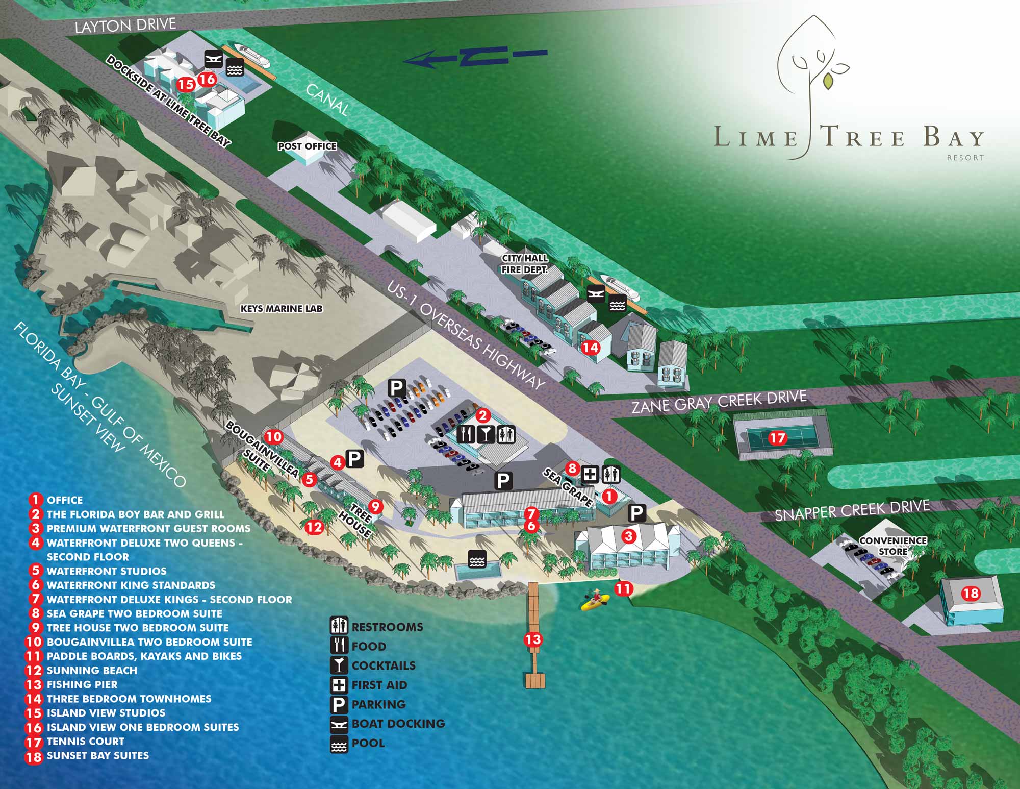 Resort Marina Map