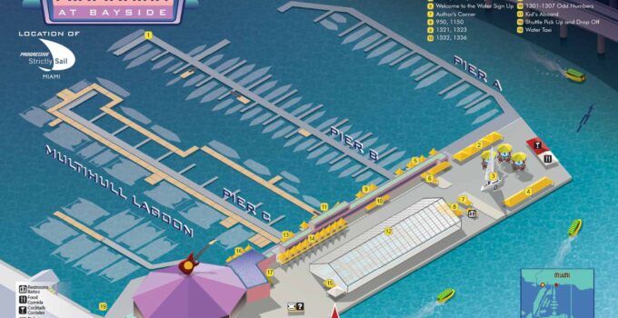 Boat Show Marina Illustrated Map