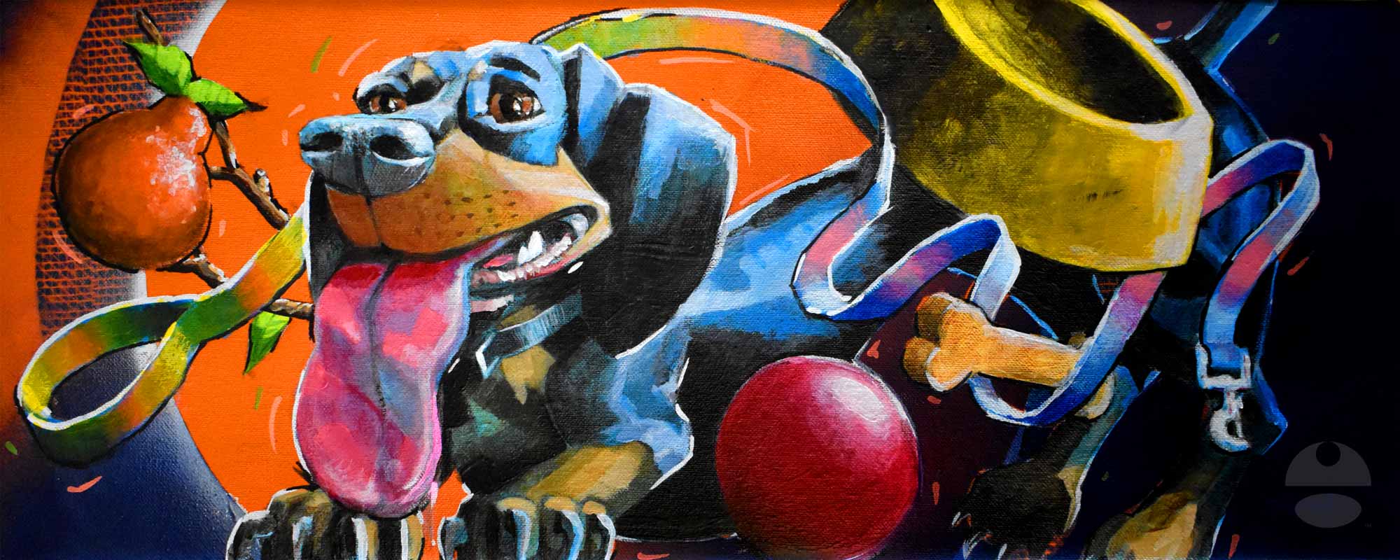 dog park mural study