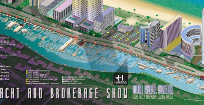 Brokerage Show Illustrated Map