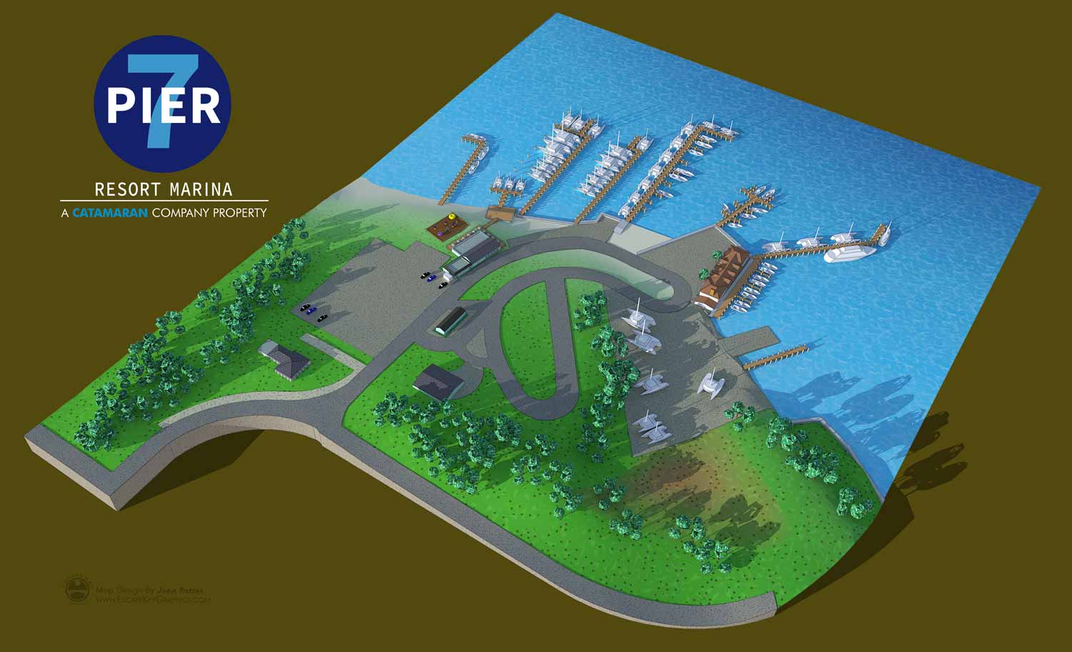 Hilly Resort Marina Map