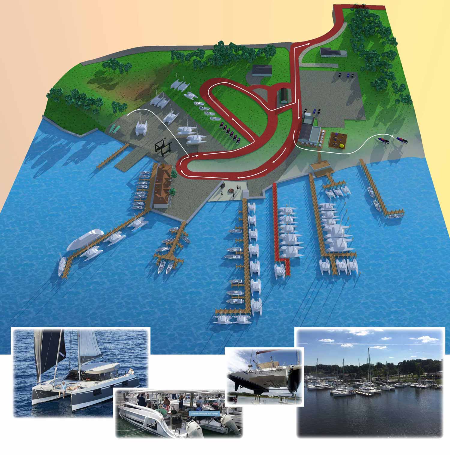 Hilly Resort Marina Map