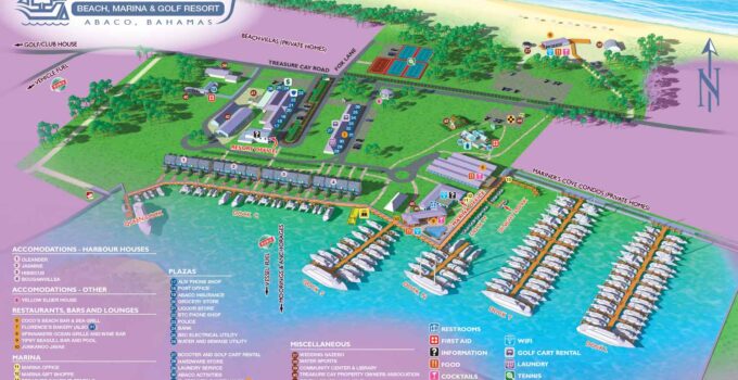 Marina and Resort Illustrated Map