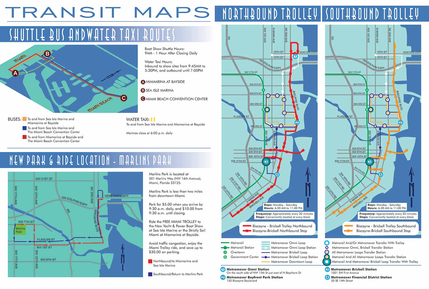 miami event transit map