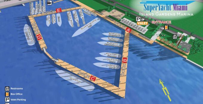 Super Yacht Miami Map