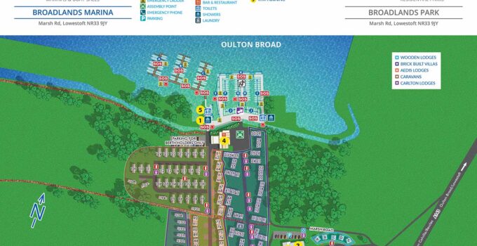 Broadlands Marina and Residential Park Map