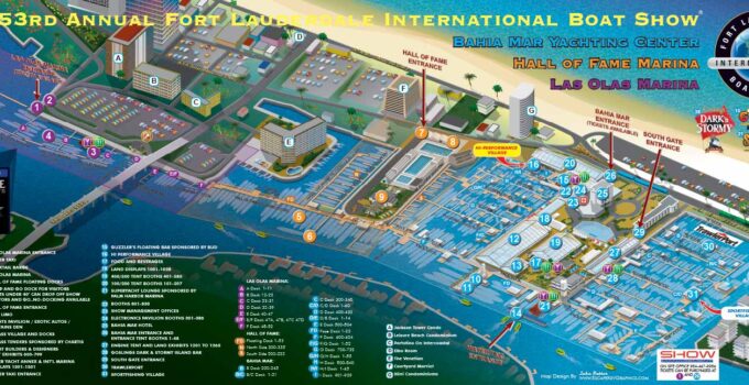 Illustrated Boat Show Maps