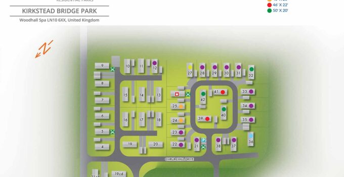 Kirkstead Bridge, U.K. Residential Park Map