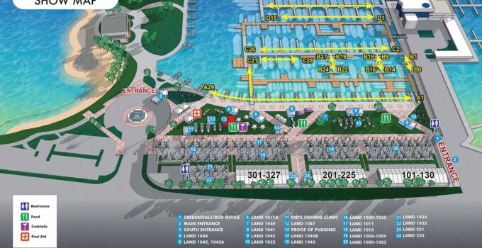 The Suncoast Boat Show 2021 Map