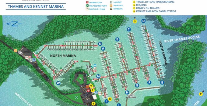 Map for a Marina in Reading