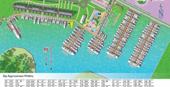 Marina Slip and Dockage Map