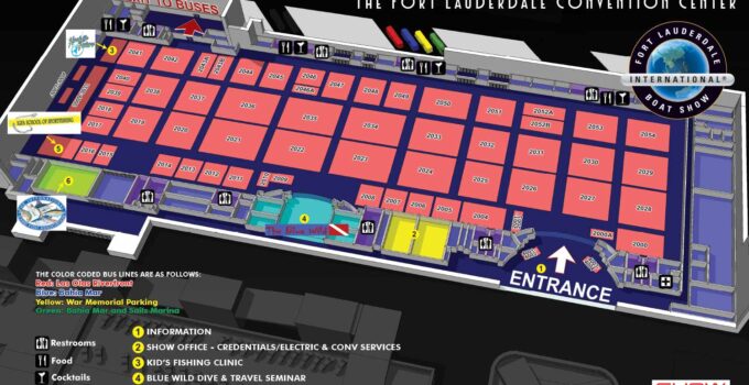 Broward County Convention Center Map - 2013