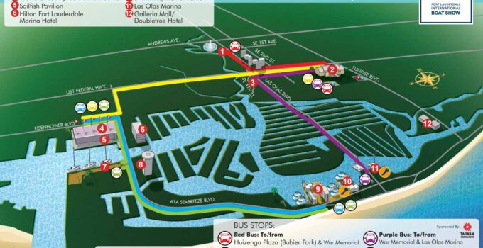 Illustrated Bus Transit Map