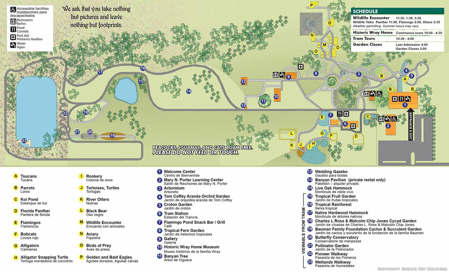 botanical gardens map