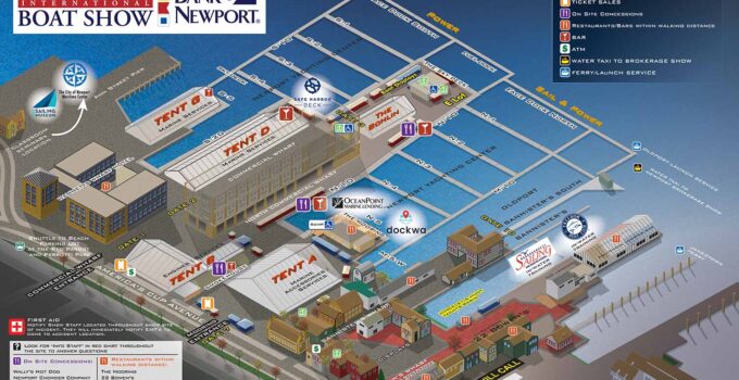 Newport International Boat Show Map 2022