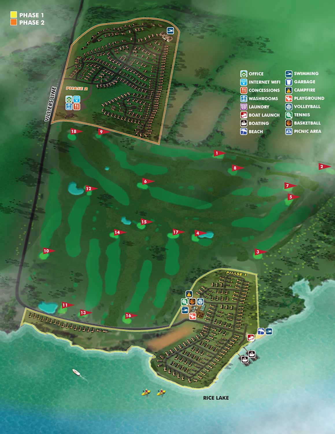 Golf Resort Map