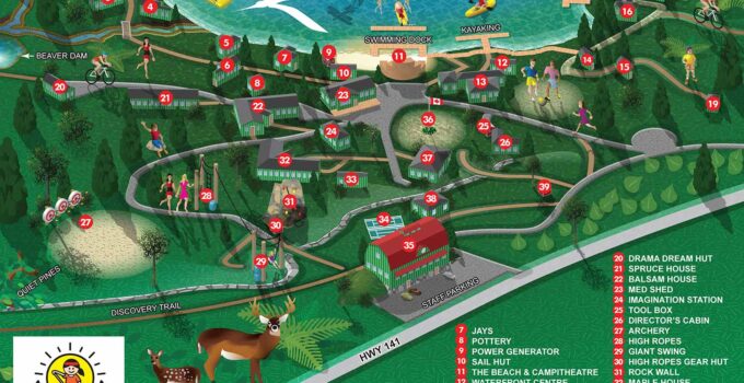 Illustrated Camp Map