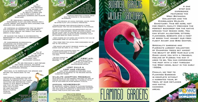 Botanical Gardens Brochure Design