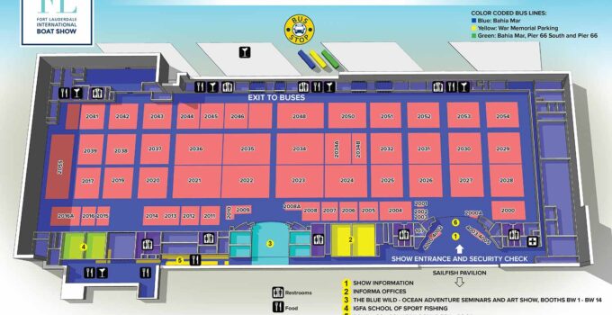 Convention Center Site Plan for Exhibitors and Guests