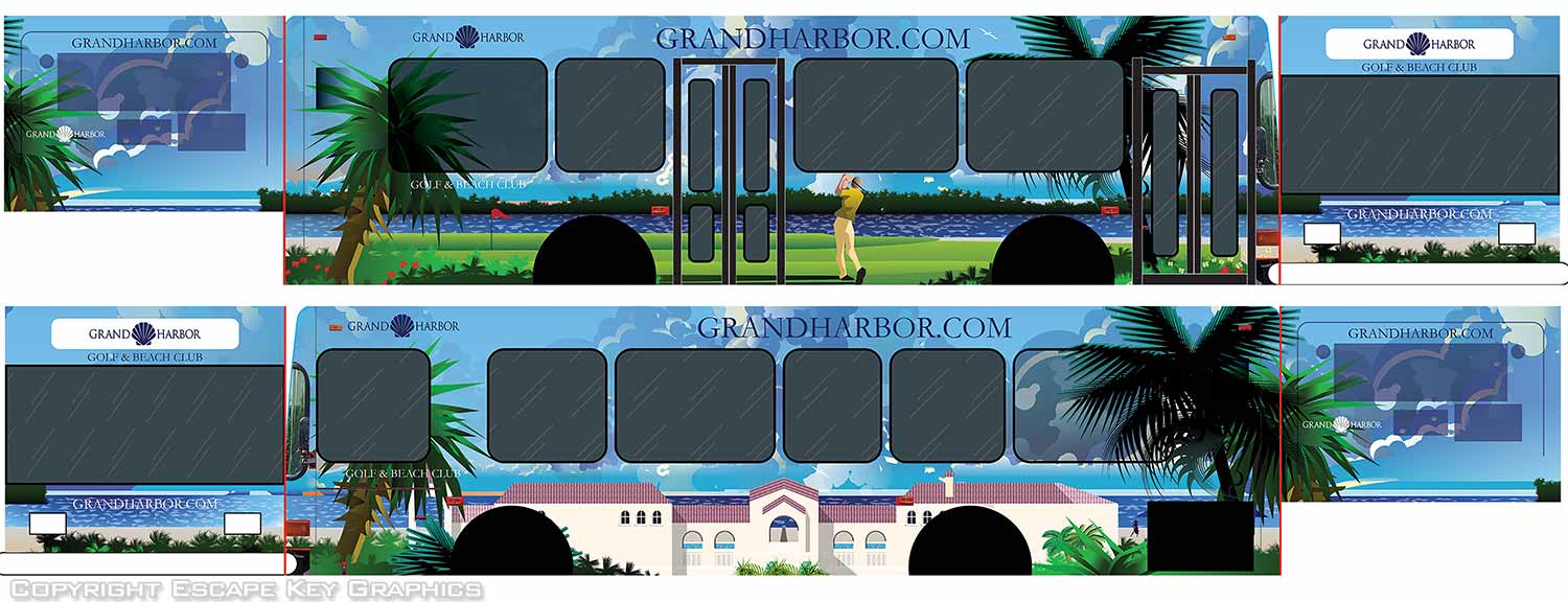 Grand Harbor Food Truck Wrap Graphics